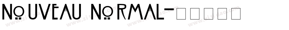 Nouveau Normal字体转换